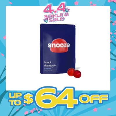 BOUNCEBACK - Snooze 3mg Melatonin Gummies 30s