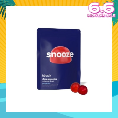 BOUNCEBACK Snooze 3mg Melatonin Gummies 30s