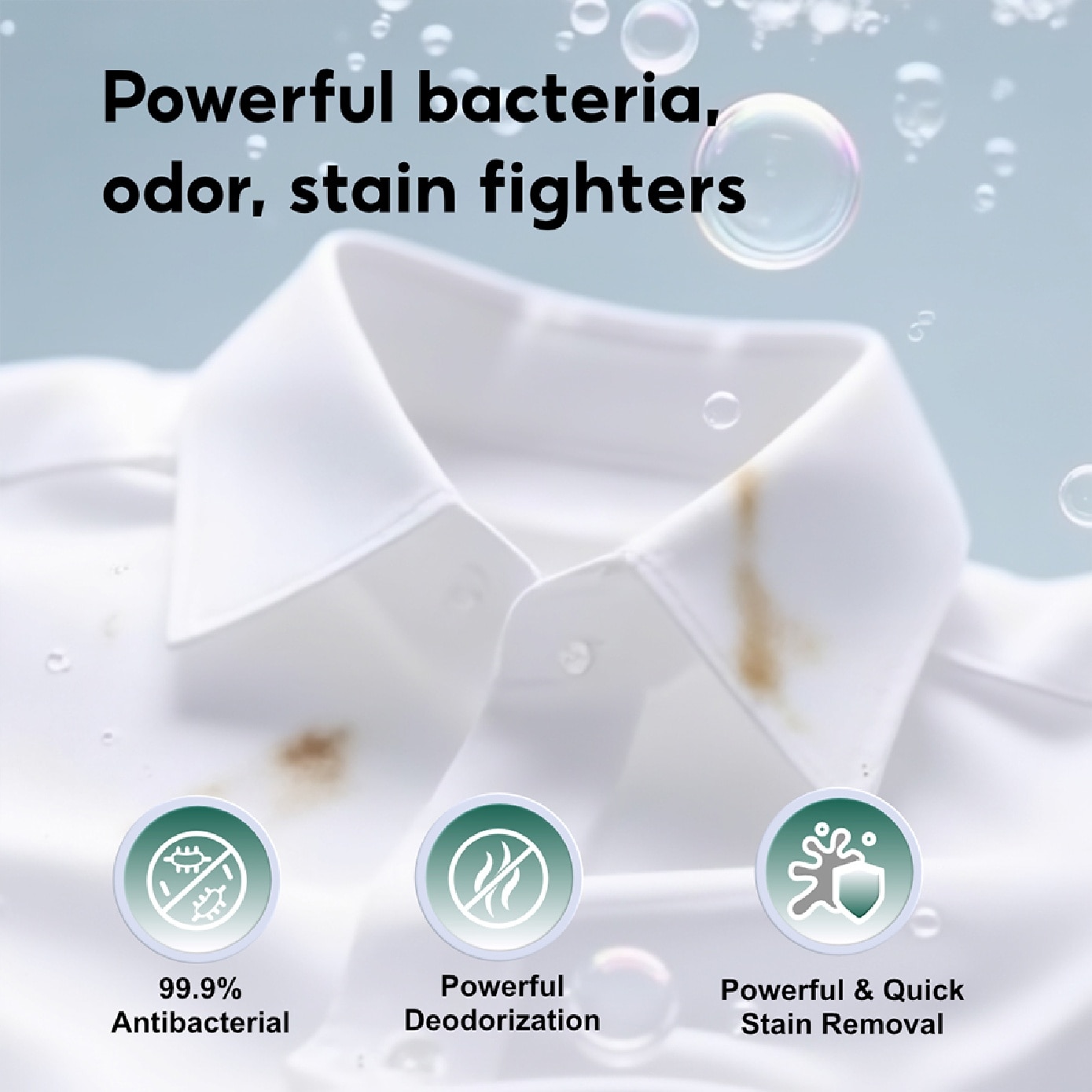 Quick Clean Deodorant Laundry Detergent Refill Pack 1500g