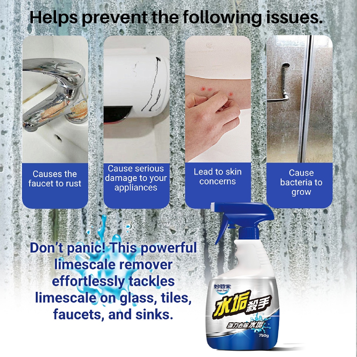Limescale Killer Spray 750g x 2s