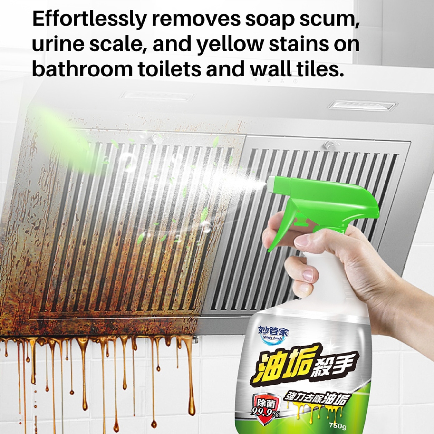Kitchen Grease Killer Spray 750g x 2s