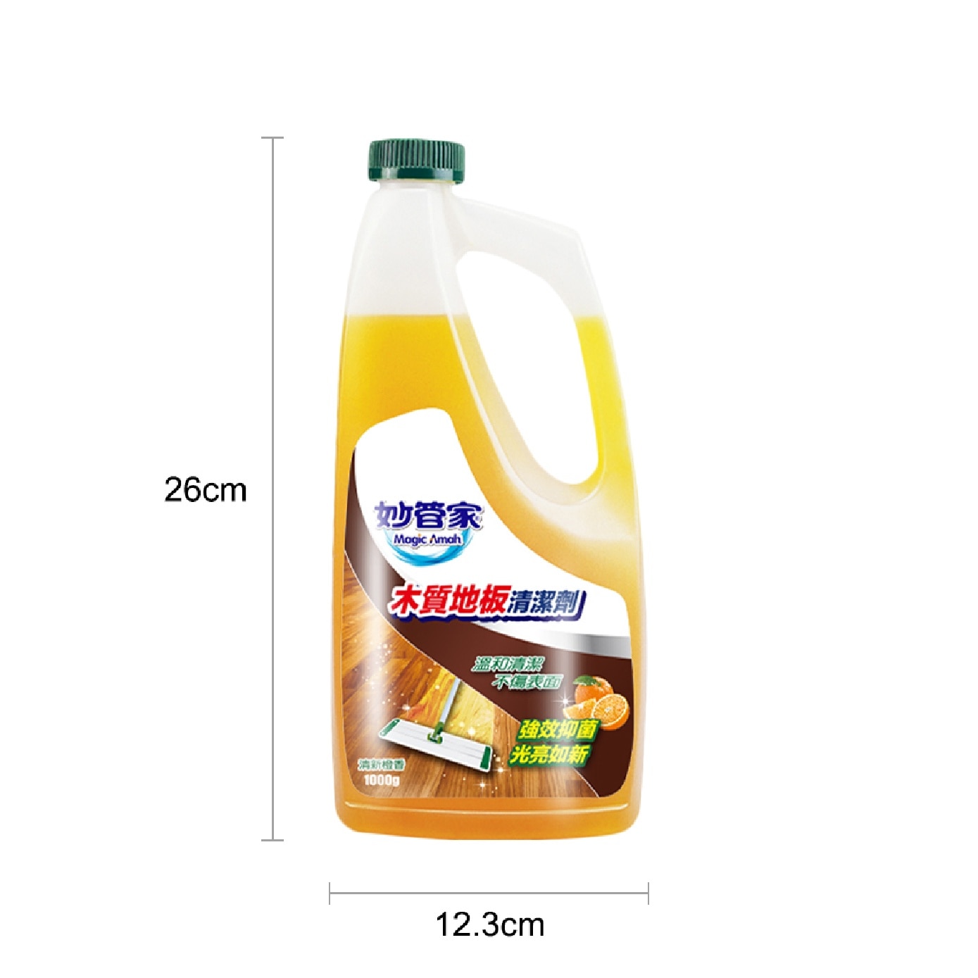 Orange Scent Wooden Floor Cleaner 1000g x 2s
