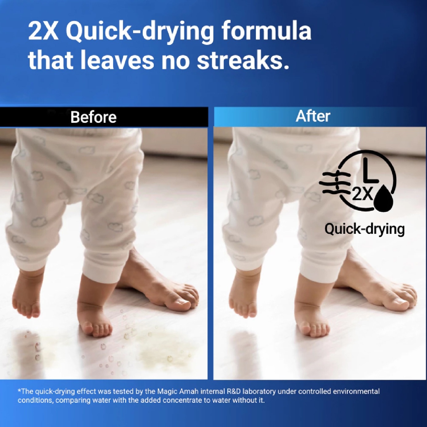 Quick Dry Freesia Floor Cleaner 2000g