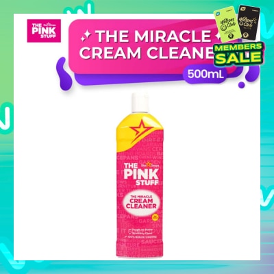 THE PINK STUFF The Miracle Cream Cleaner (Mild Abrasive Cream Cleaner For Hard Surfaces) 500ml