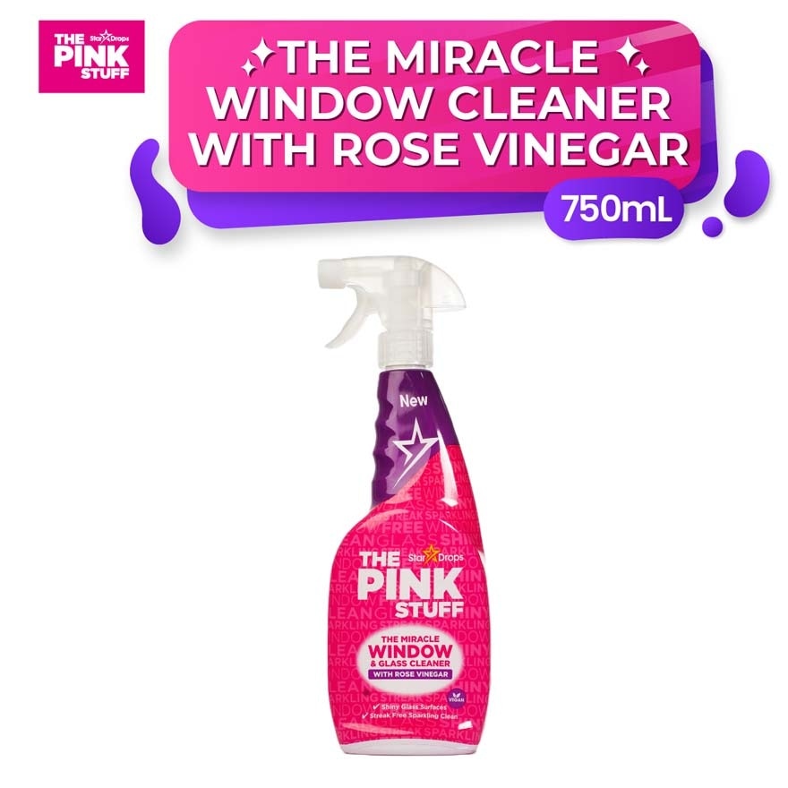 The Miracle Window & Glass Cleaner With Rose Vinegar 750ml