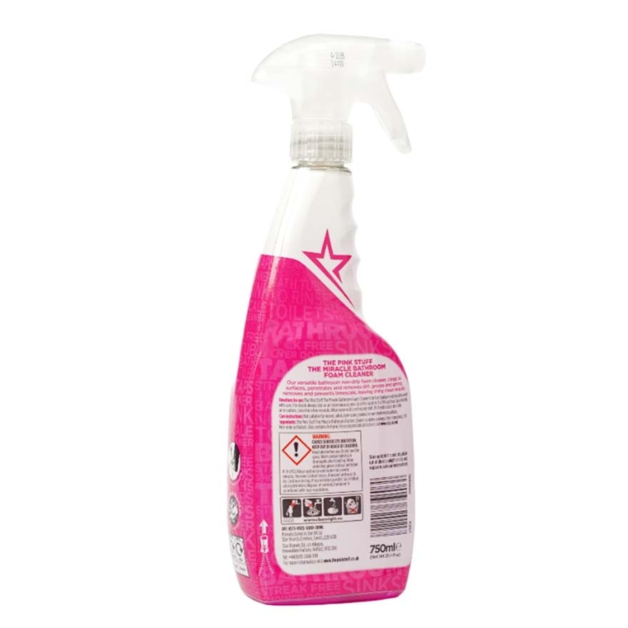 The Miracle Bathroom Foam Cleaner (Penetrate And Remove Dirt, Grease, Soap And Grime) 750ml