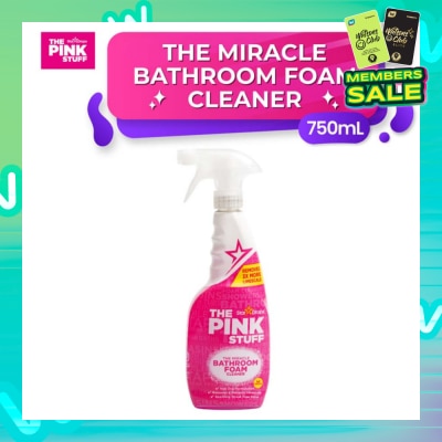 THE PINK STUFF The Miracle Bathroom Foam Cleaner (Penetrate And Remove Dirt, Grease, Soap And Grime) 750ml