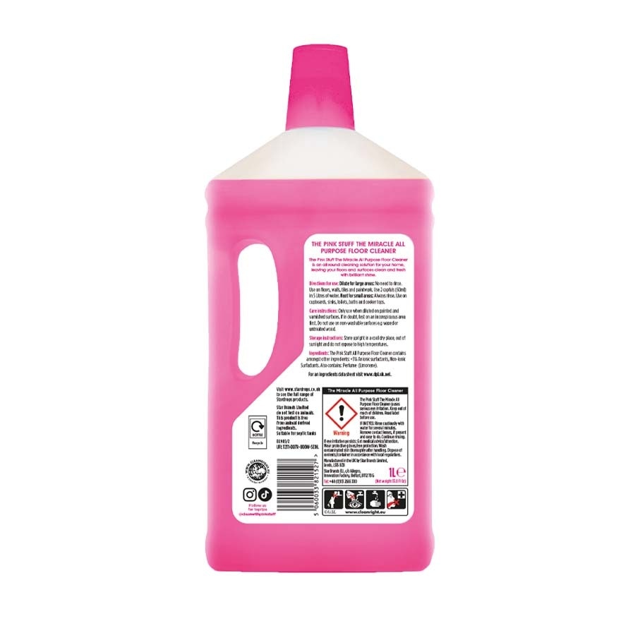 The Miracle All Purpose Floor Cleaner (All Round Cleaning Solution) 1000ml