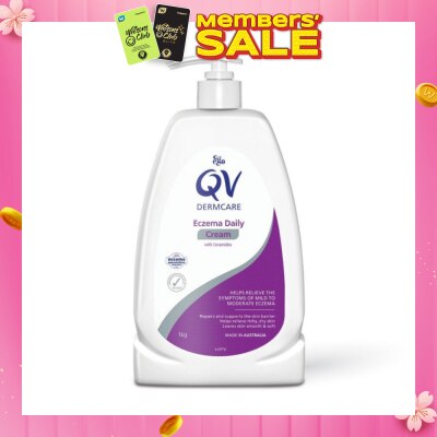 EGO QV Dermcare Eczema Daily Cream With Ceramides (To Helps Relieve Symptoms Of Mild To Moderate Eczema) 1000g