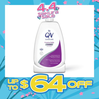 EGO QV Dermcare Eczema Daily Cream With Ceramides (To Helps Relieve Symptoms Of Mild To Moderate Ecz