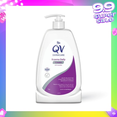 EGO QV Dermcare Eczema Daily Cream With Ceramides (To Helps Relieve Symptoms Of Mild To Moderate Eczema) 1000g