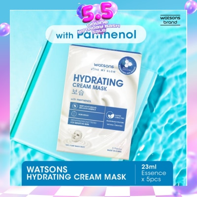 WATSONS - Hydrating Cream Mask With Panthenol (For Sensitive Skin) 5s