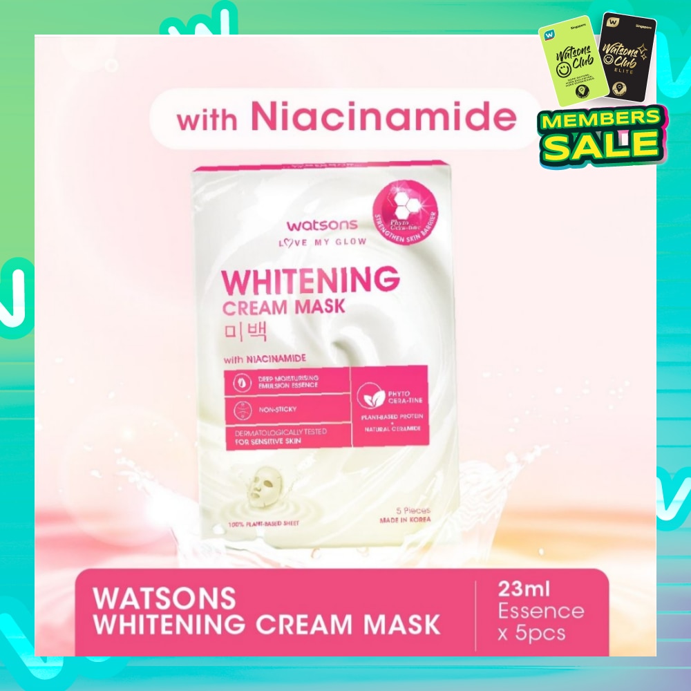 Whitening Cream Mask With Niacinamide (For Sensitive Skin) 5s