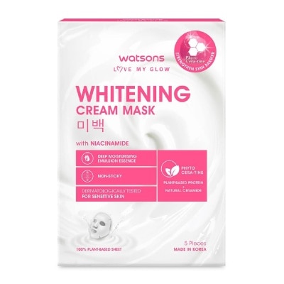 WATSONS Whitening Cream Mask With Niacinamide (For Sensitive Skin) 5s