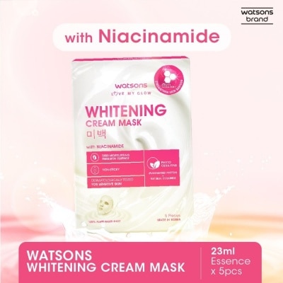 WATSONS Whitening Cream Mask With Niacinamide (For Sensitive Skin) 5s