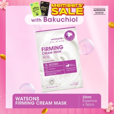 WATSONS Firming Cream Mask With Bakuchiol (For Sensitive Skin) 5s