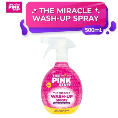 THE PINK STUFF The Miracle Wash Up Spray (Transform Dishes And Surfaces Sparkling) 500ml