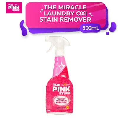 THE PINK STUFF The Miracle Laundry Oxi Stain Remover (Great For Use With Whites And Colours) 500ml