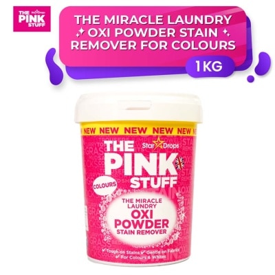 THE PINK STUFF The Miracle Laundry Oxi Powder Stain For Colours 1Kg