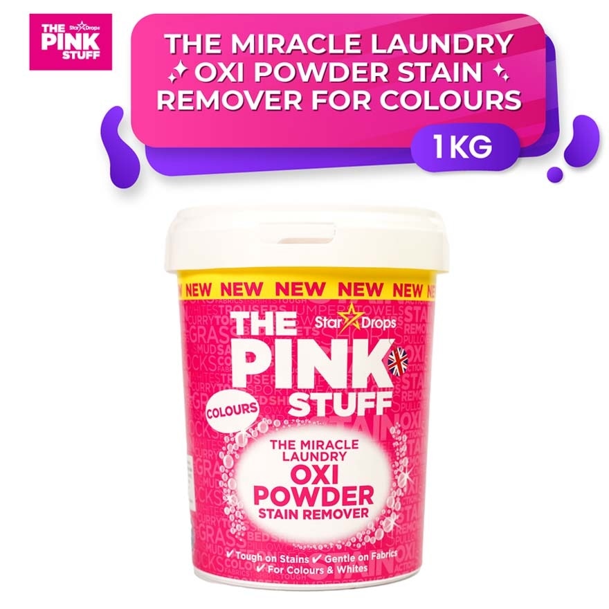 The Miracle Laundry Oxi Powder Stain For Colours 1Kg