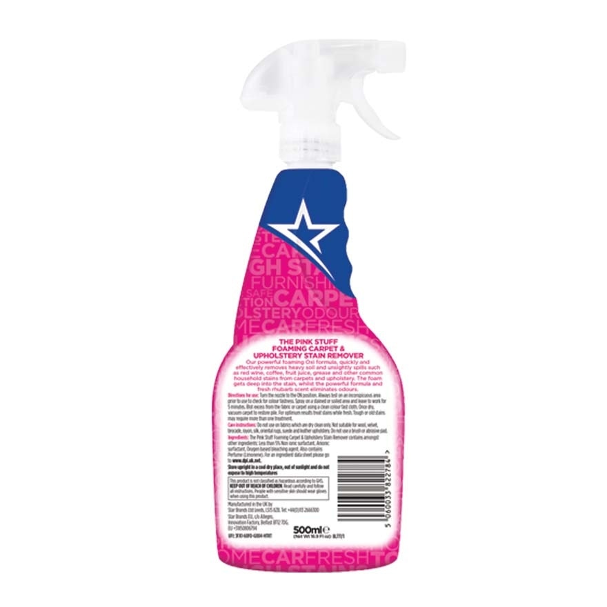 The Miracle Foaming Carpet & Upholstery Stain Remover 500ml