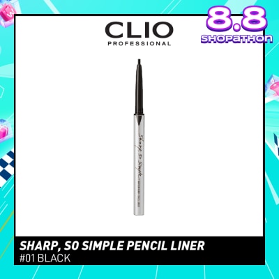 CLIO Sharp, So Simple Waterproof Pencil Liner 01 Black 1s