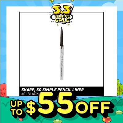 CLIO Sharp, So Simple Waterproof Pencil Liner 01 Black 1s