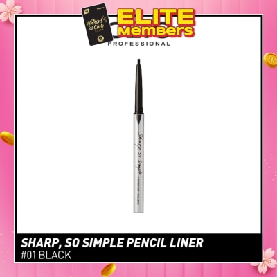 CLIO Sharp, So Simple Waterproof Pencil Liner 01 Black 1s