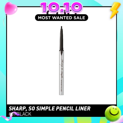 CLIO Sharp, So Simple Waterproof Pencil Liner 01 Black 1s image