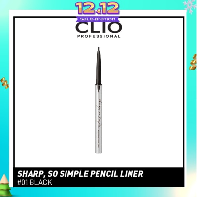 CLIO Sharp, So Simple Waterproof Pencil Liner 01 Black 1s