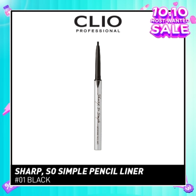 CLIO Sharp, So Simple Waterproof Pencil Liner 01 Black 1s