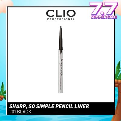 CLIO Sharp, So Simple Waterproof Pencil Liner 01 Black 1s