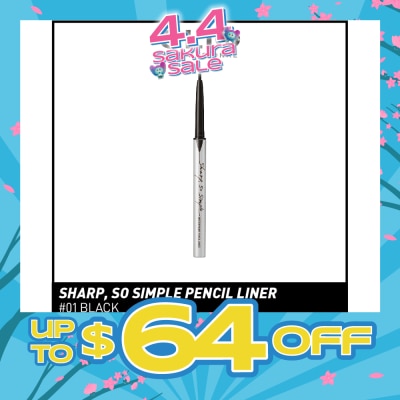 CLIO - Sharp, So Simple Waterproof Pencil Liner 01 Black 1s