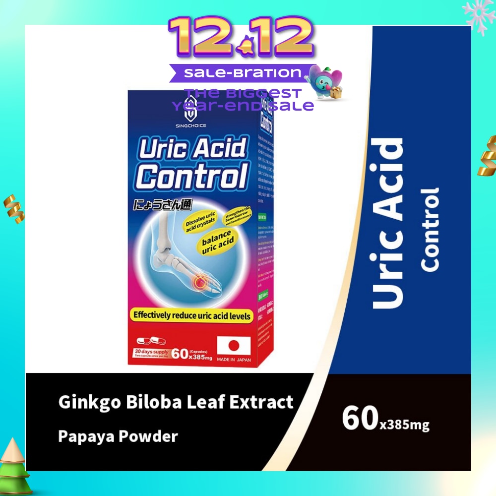 Uric Acid Control (Effectively Reduce Uric Acid Levels) 60s