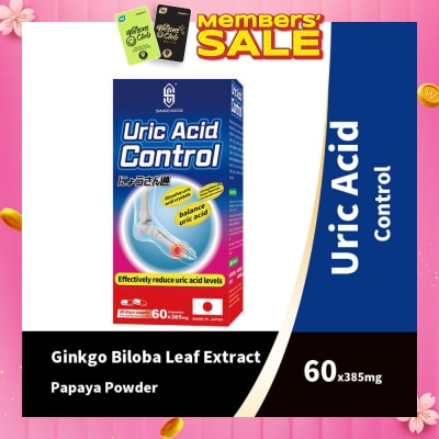 SINGCHOICE Uric Acid Control (Effectively Reduce Uric Acid Levels) 60s