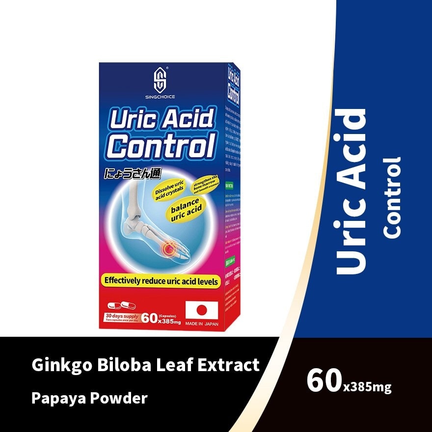 Uric Acid Control (Effectively Reduce Uric Acid Levels) 60s