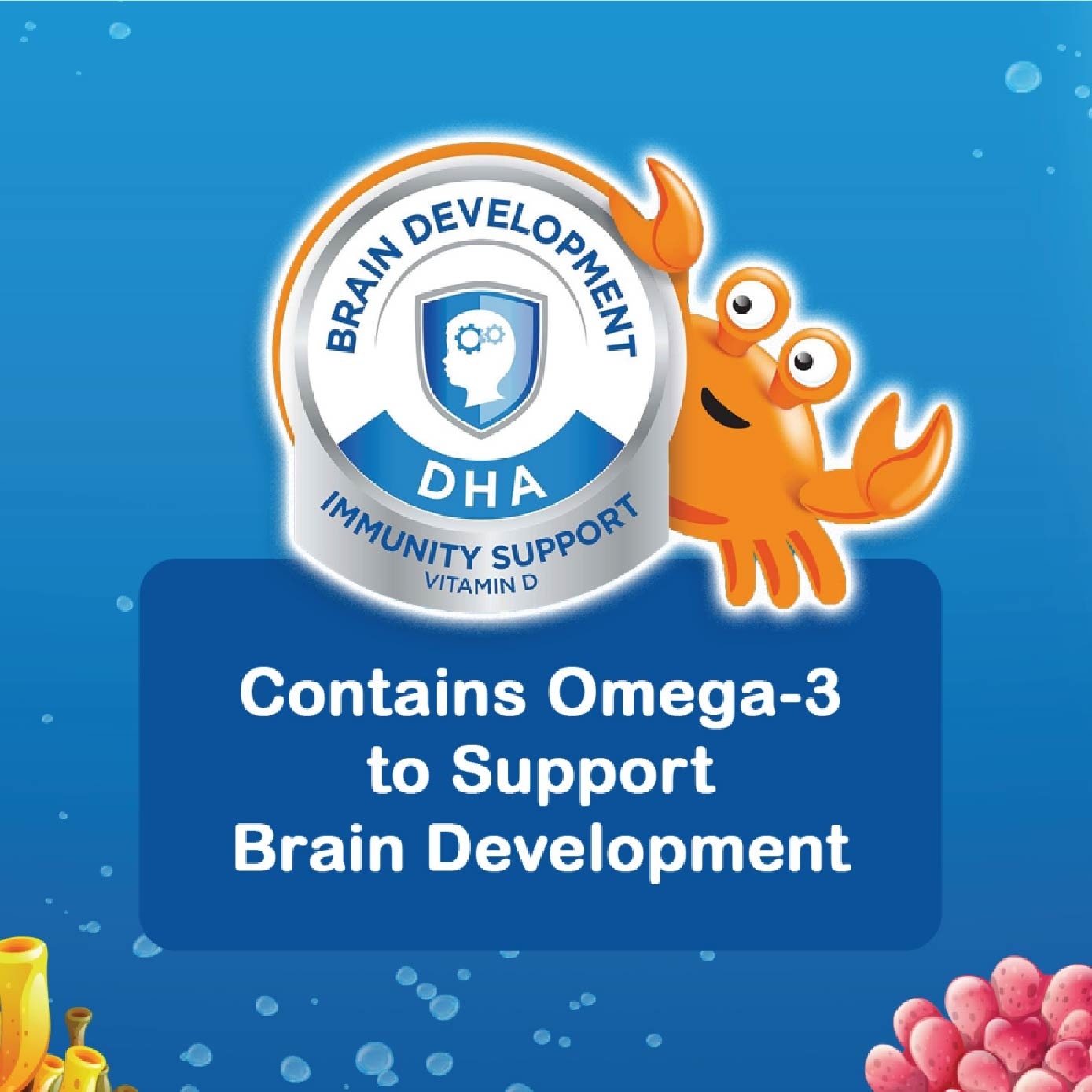 DHA Gummies Multiflavour 60s (Expiry: Sep`2026)