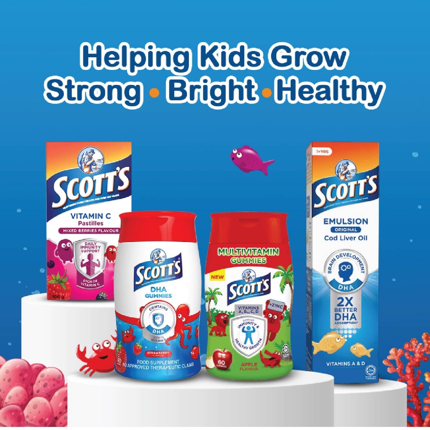 DHA Gummies Multiflavour 60s (Expiry: Sep`2026)