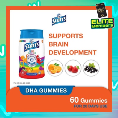 SCOTT'S DHA Gummies Multiflavour 60s