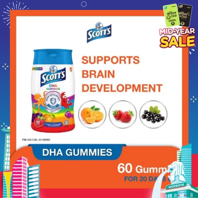 SCOTT'S DHA Gummies Multiflavour 60s