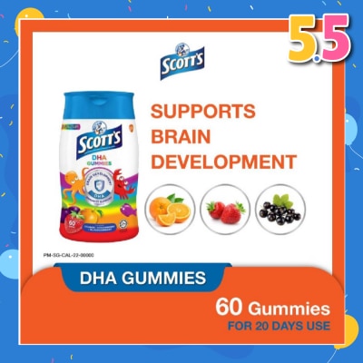 SCOTT'S DHA Gummies Multiflavour 60s