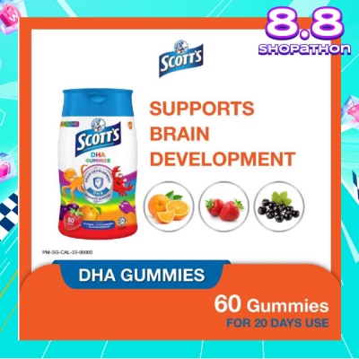 SCOTT'S DHA Gummies Multiflavour 60s