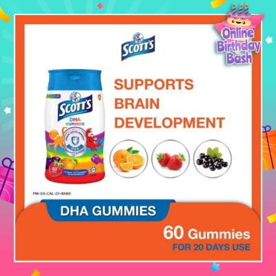 SCOTT'S DHA Gummies Multiflavour 60s
