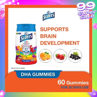 SCOTT'S DHA Gummies Multiflavour 60s