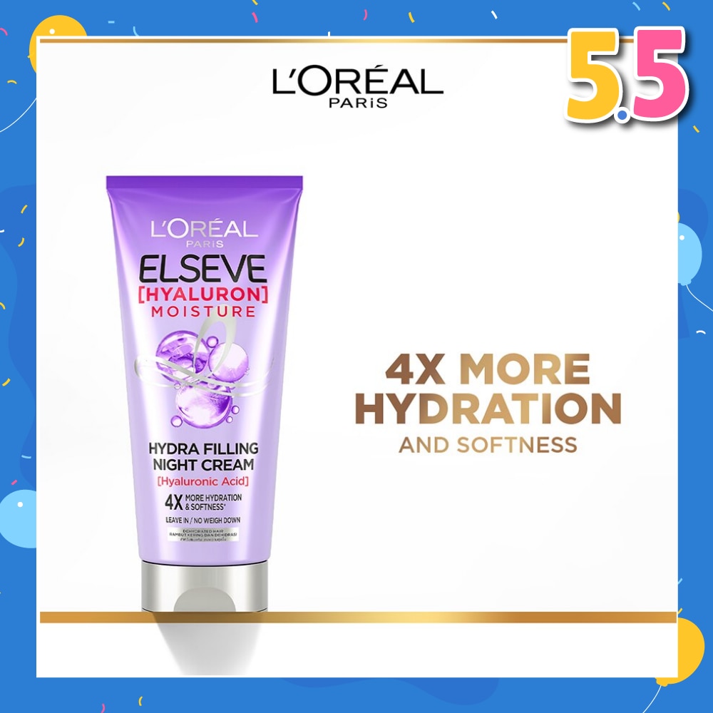 Hyaluron Moisture Hydra Filling Night Cream (4X More Hydration + Softness) 150ml