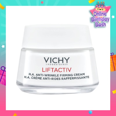 VICHY Liftactiv H.A. Anti-Wrinkle Firming Cream (Correct Fine Lines & Wrinkles) 50ml