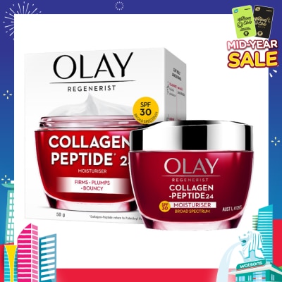 OLAY Regenerist Collagen Anti Aging Peptide24 Spf 30 Moisturiser 50g