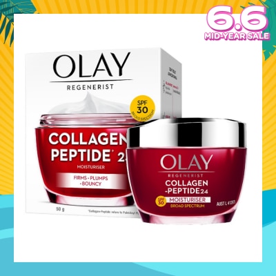 OLAY Regenerist Collagen Anti Aging Peptide24 Spf 30 Moisturiser 50g