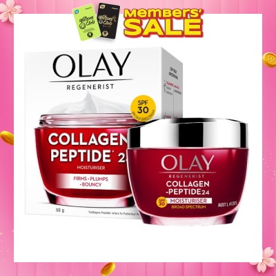 OLAY Regenerist Collagen Anti Aging Peptide24 Spf 30 Moisturiser 50g