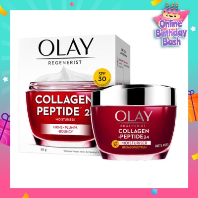 OLAY Regenerist Collagen Anti Aging Peptide24 Spf 30 Moisturiser 50g
